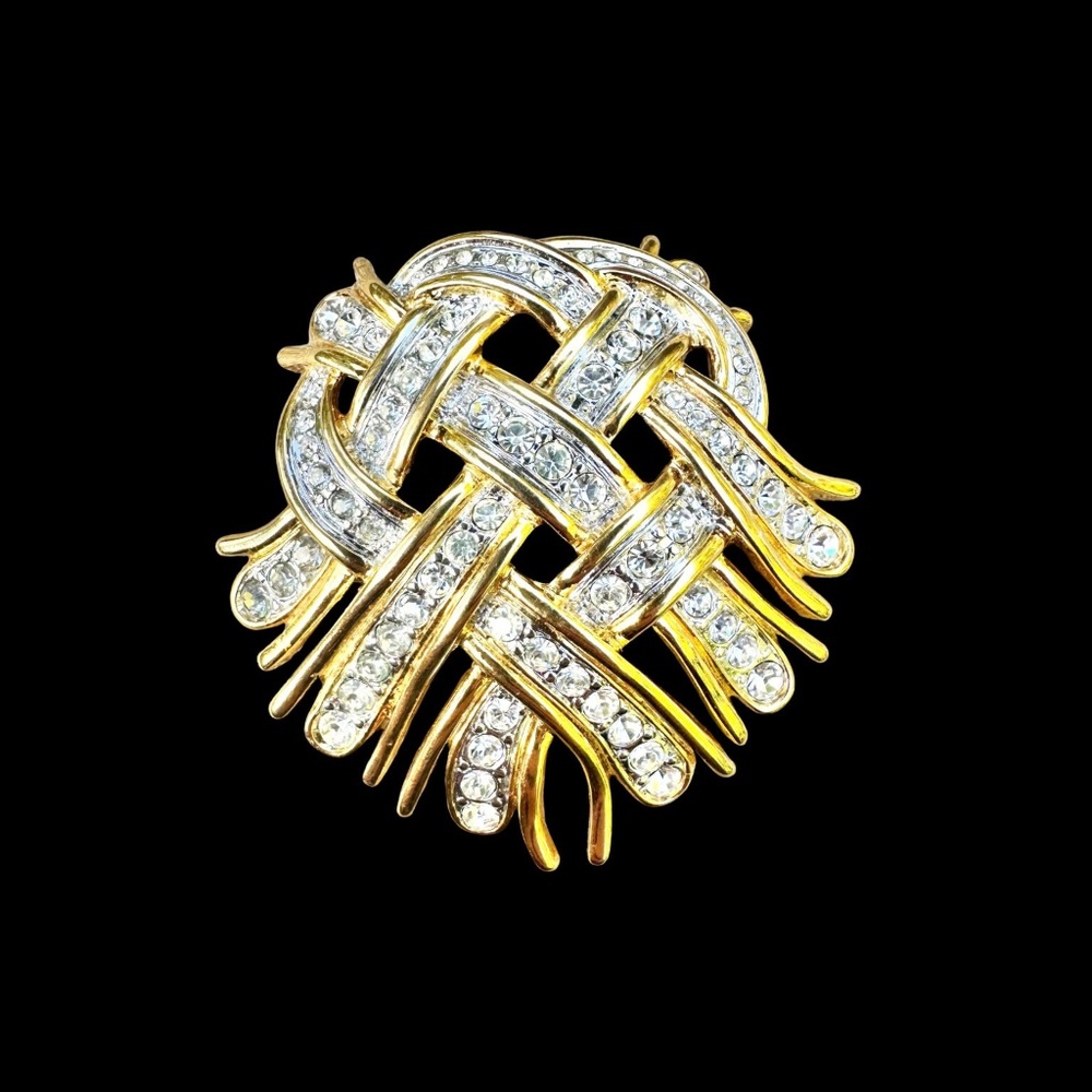 Jewelry, Kenneth Jay Lane KJL Rhinestone Brooch vintage